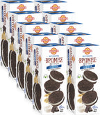 Dark Cocoa Oat Sandwich Biscuits with Vanilla Cream Filling – Violanta, 10 × 180 g (1.8 kg)