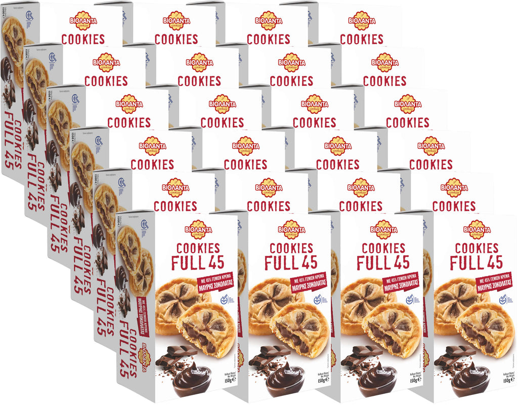 Cookies gefüllte Kekse mit 45% dunkler Schokolade 3600g aus Griechenland