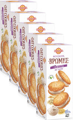 Violanta Tahini Cream Filled Oat Double Cookies from Greece, 5 × 180 g