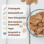 Mehrkorn-Flakes ohne Zuckerzusatz aus Griechenland – Violanta, 3 × 370 g (1,11 kg)