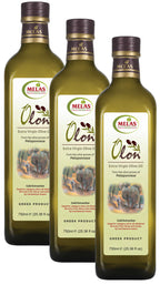 Extra Natives Olivenöl aus Griechenland, kaltgepresst – OLON, 3 × 750 ml (2,25 l)