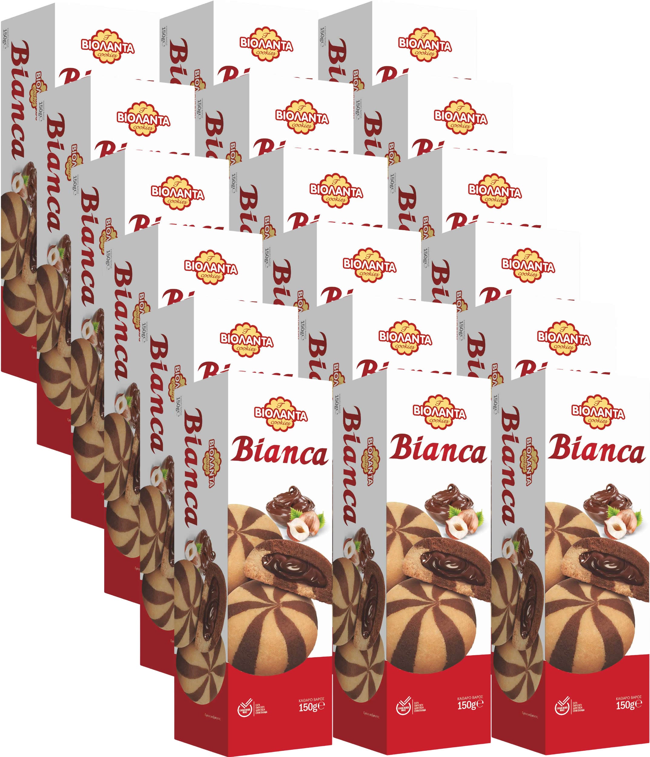 Vanille-Kakao-Biscuits mit Haselnuss-Kakaocreme aus Griechenland – Violanta