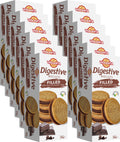 Digestive Biscuits with Dark Chocolate Cream, high in fiber – Violanta, 12 x 200 g (2.4 kg)