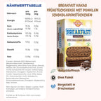 Frühstückskekse Kakao mit dunklen Schokostückchen – Violanta, 6 × 180 g (1,08 kg)